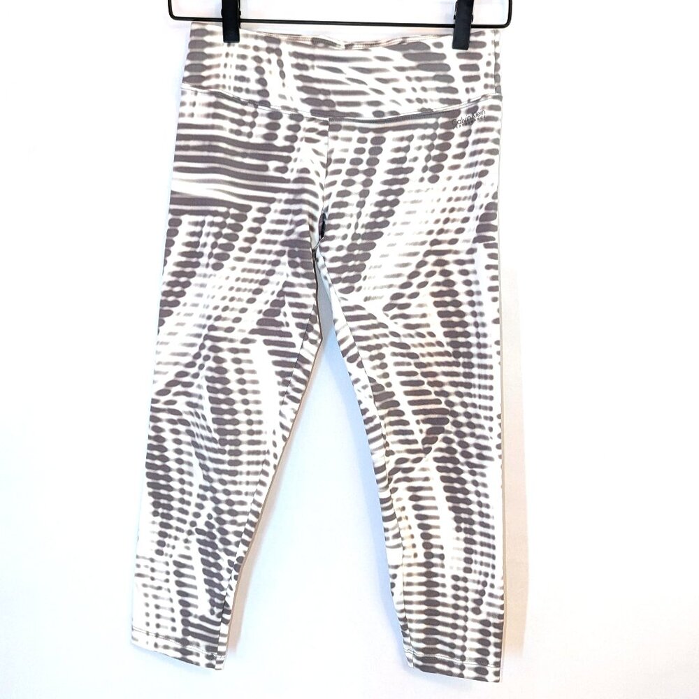Calvin Klein Performance | Quick Dry Cropped Ruched Active Leggings | Size Small